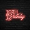 18th Birthday Neon Sign