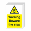 Warning Beware of Step Signs