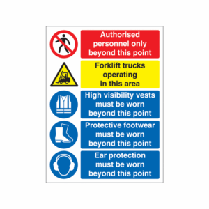 Authorised Personnel Only – Warehouse Safety Signs