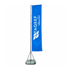 Custom Feather Banner Flag with Stand | Outdoor Advertising & Branding Banner