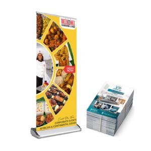 Pull-Up Banner & Flyers Promotional Combo