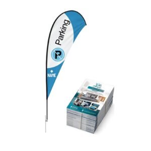 Teardrop Banner & Flyers Combo