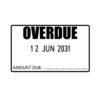 Overdue Date Stamp