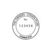 Strata Plan Stamp with Changeable Number