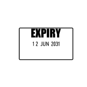 Expiry Date Stamp