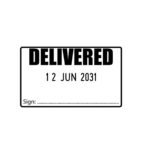 Delivered Date Stamp