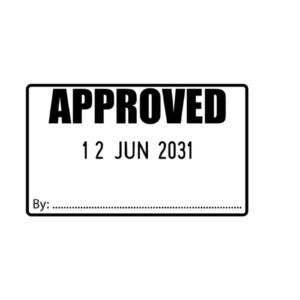 Approved Date Stamp