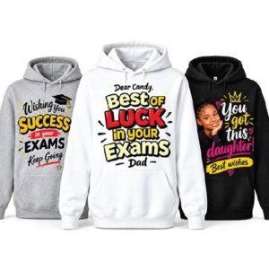 Success Gifts in Uganda – Personalized Exam Success Hoodies for Students