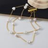 Resin heart  Chain bracelet