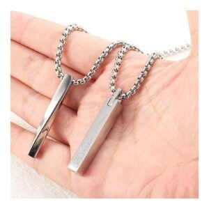 Cube Bar jewelry Necklace for Men