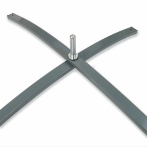 1.2KG Flag Pole Cross Base with Pegs for Teardrop Feather Sail Flags and Banners